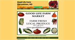 Desktop Screenshot of goodlifefarm.com