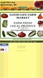 Mobile Screenshot of goodlifefarm.com