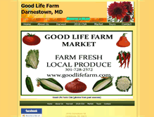Tablet Screenshot of goodlifefarm.com